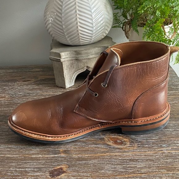 Allen Edmonds Chandler Weatherproof Chukka Boots Shoes Mens 10.5D Wide Tan Brown - Picture 12 of 15